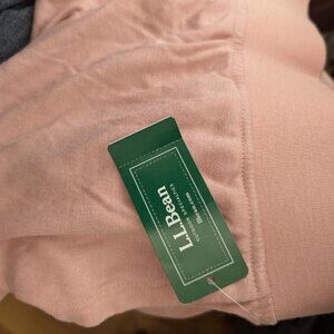 L.L. Bean Light Pink Muted Rose Cropped Pajama/Lounge Pants ~ Large Petite NWT